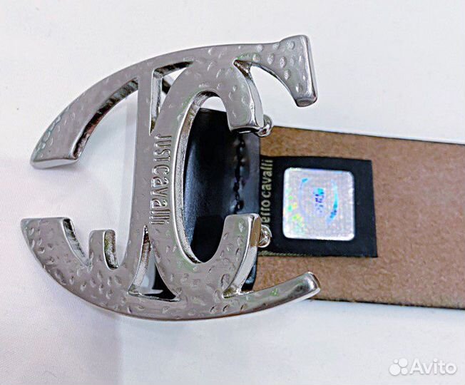 Ремень женский 90 roberto cavalli кожа, оригинал