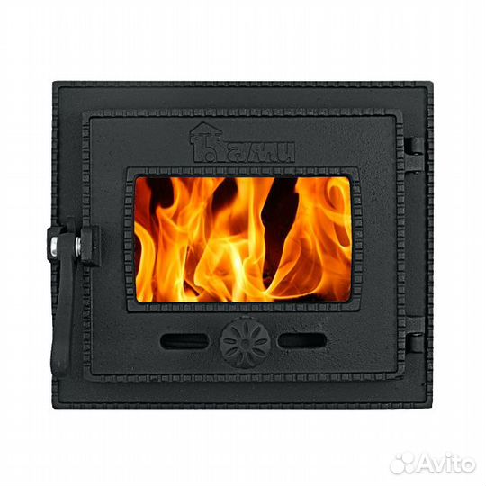 Дверь для Печи топочная дтг-3бс (Р), Без стекла Ру