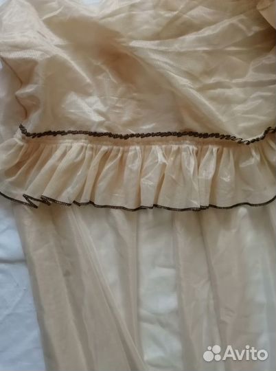 Тюль для кухни с ламбрекеном, б/у