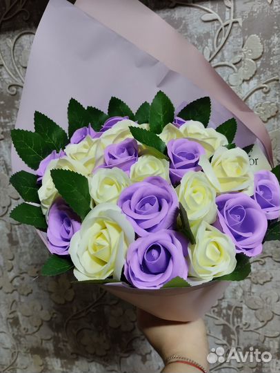 Мыльные розы букеты