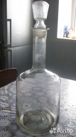 Графин СССР с притёртой пробкой