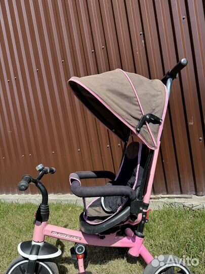 Велосипед трехколесный с ручкой