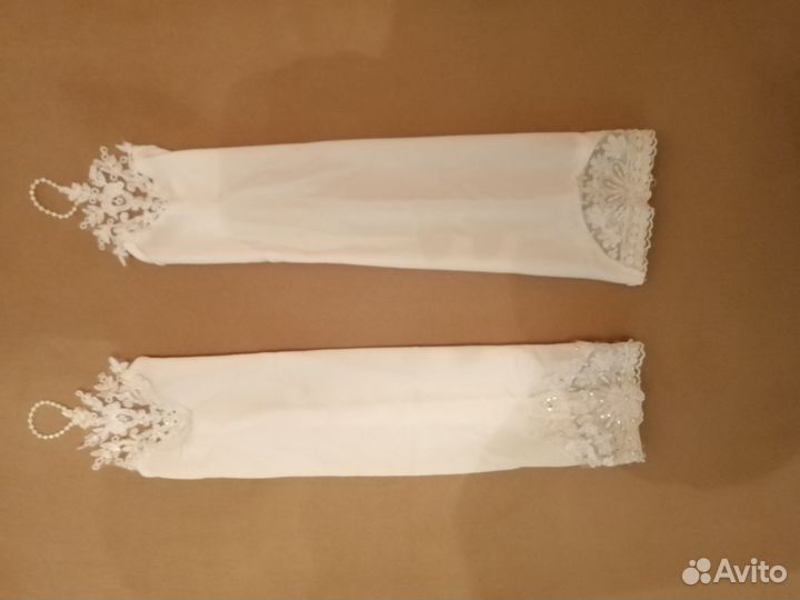 Перчатки свадебные