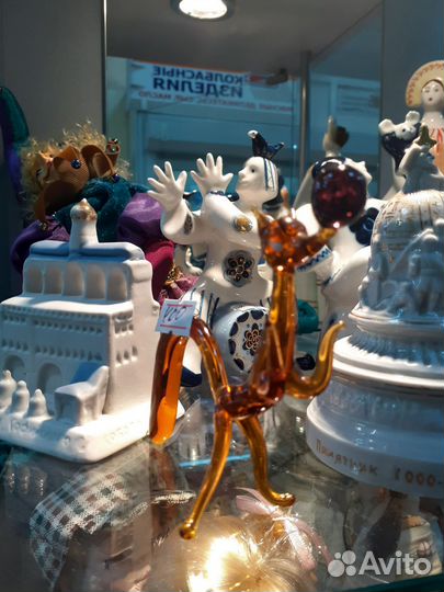 Стеклянные фигурки СССР