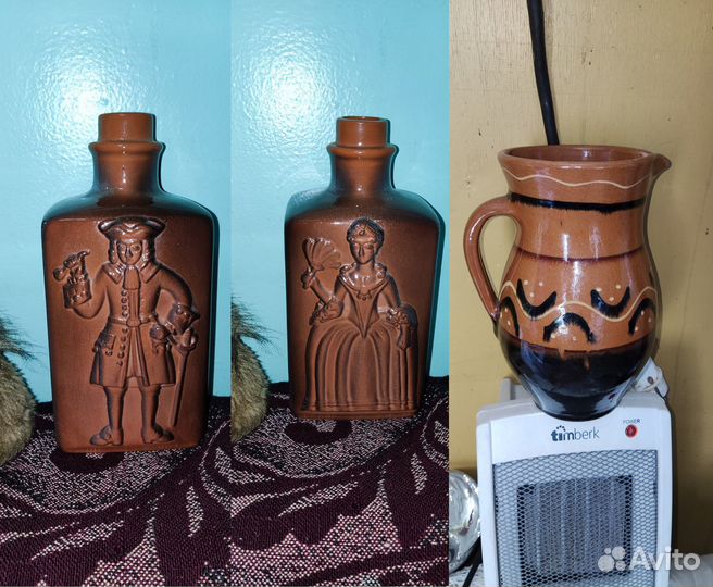 Ваза Штоф Бутыль СССР. Кувшин СССР. Цена за все