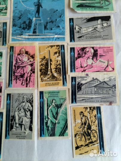 Спичечные этикетки СССР. Циолковский К Э