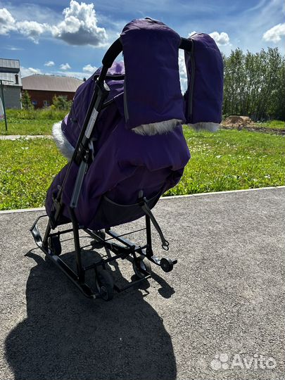 Детские санки коляска 7-5sk