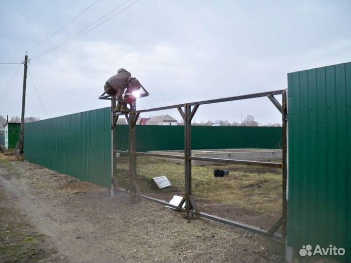 Заборы из профлиста