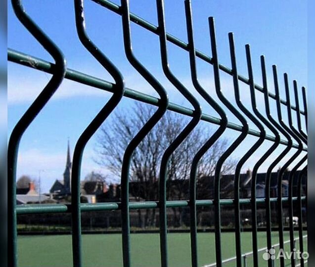 Сетка для забора 3d