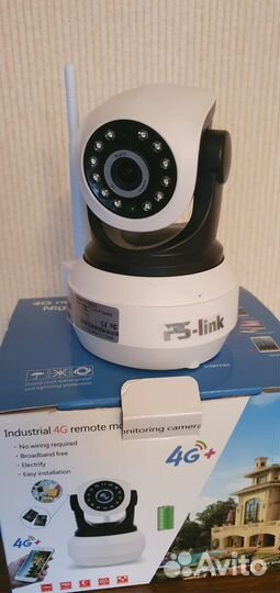 Поворотная камера видеонаблюдения 4G 2Мп 1080P PST