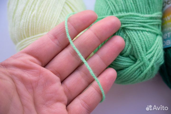 Пряжа Детская новинка набор 4 мотка