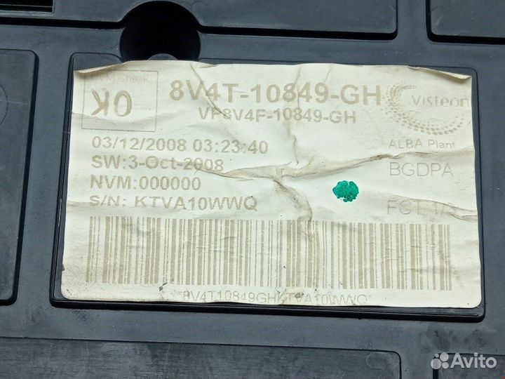 Панель приборная (щиток приборов) для Ford Focus 2