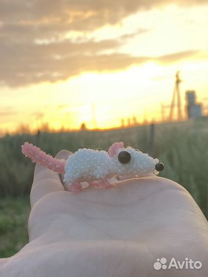 Крыска Фуня из бисера