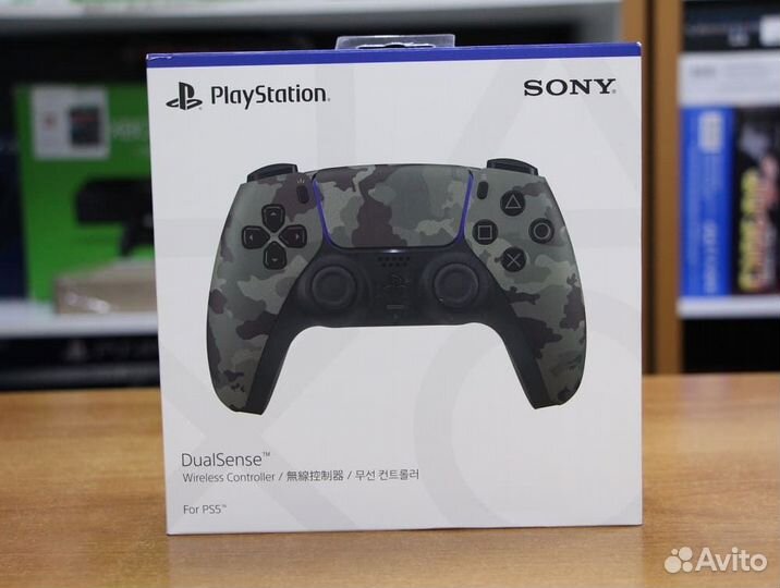 Геймпад DualSense Sony PS5 Grey Camouflage (Новый)