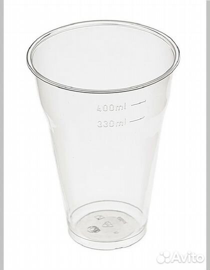 Пластиковые стаканы одноразовые 0,1-0,5 литра