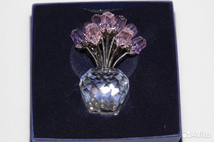 Хрусталь swarovski Ваза с розами