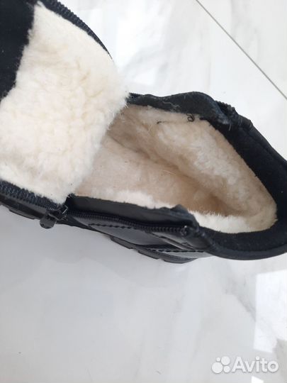 Ботинки кожаные для мальчика на 33 35