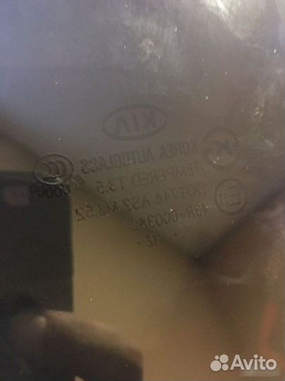 Стекло заднее правое Kia Optima 3