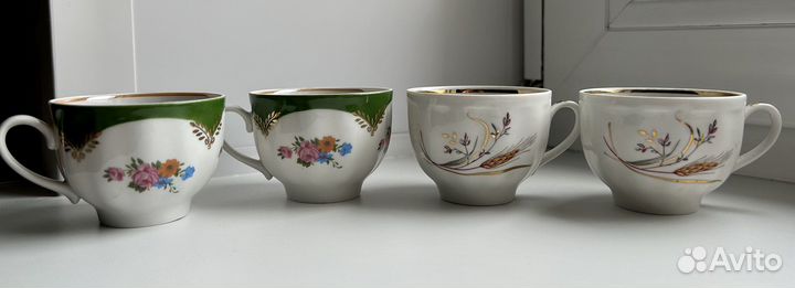 Чашка и блюдце СССР Дулево