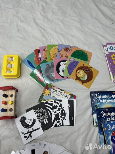 Развиваюшие игрушки монтессори пакетом с книгами