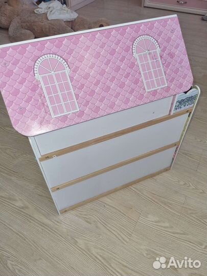 Кукольный домик с мебелью большой