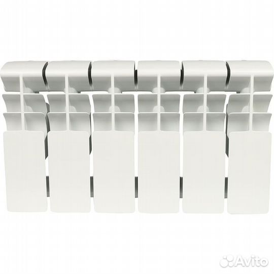 Алюминиевый радиатор Rommer Plus 200, 6 секций