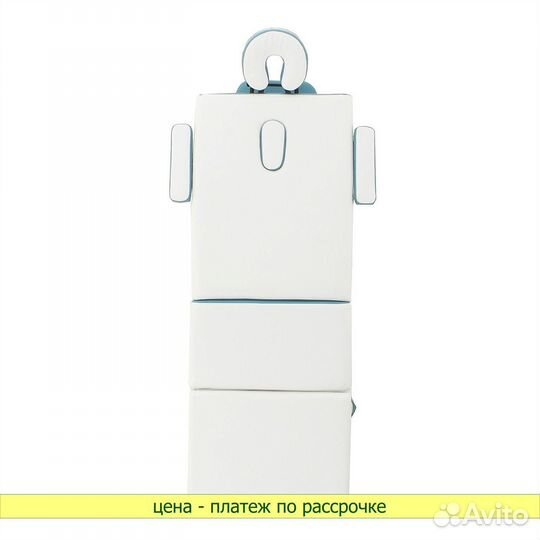 Стол массажный jfal01A NEW 2020 бело-бирюзовый
