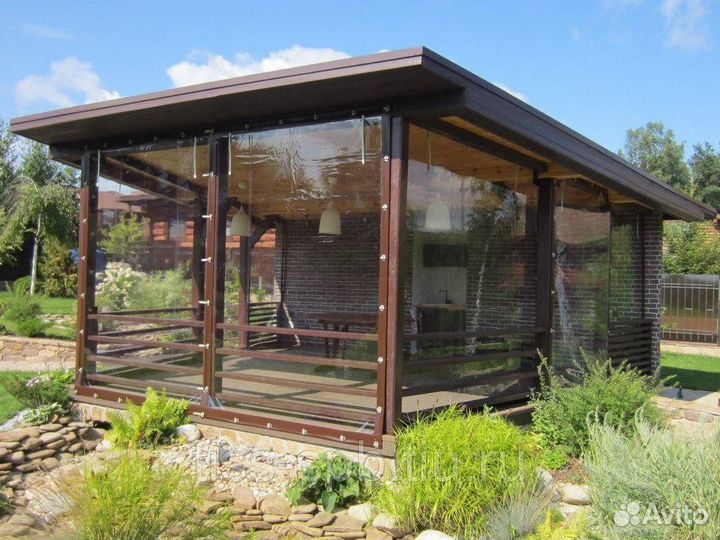 Мягкие пвх окна на беседку, террасу, веранду