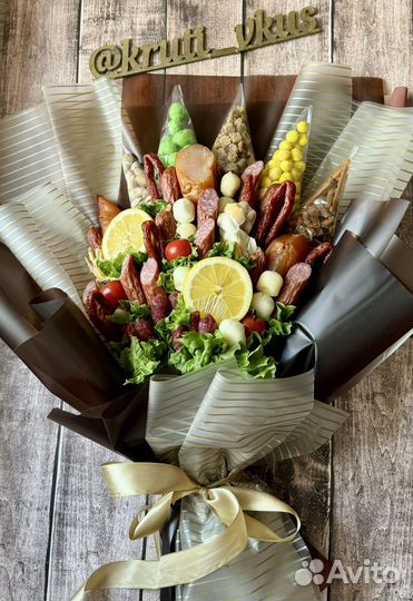 Мужской букет из раков