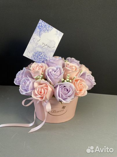 Мыльные розы. Букет из мыльных роз на 8-ое марта