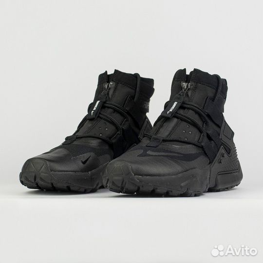 Унисекс Кроссовки Nike Air Huarache Gripp Black