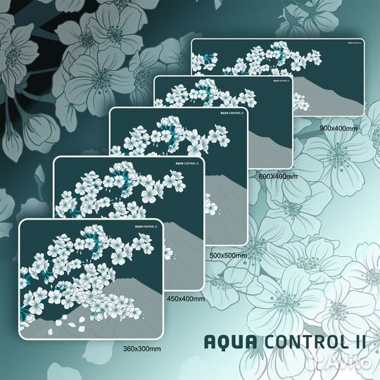 X-raypad Aqua Control II Sakura Green XL Extended