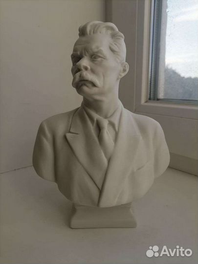 Бюст А.М. Горький, лфз, 1970-е годы