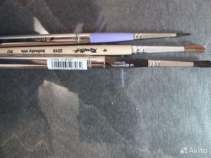 Кисточки escoda, kolinsky mix