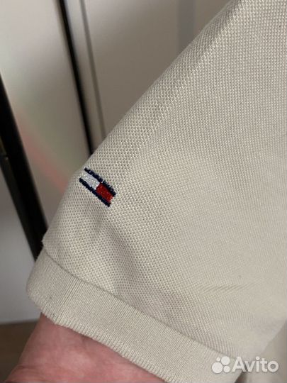 Поло Tommy Hilfiger бежевое