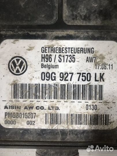 Блок управления АКПП. Фольксваген поло седан 09G92