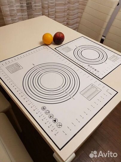 Силиконовый коврик для выпечки и раскатки теста