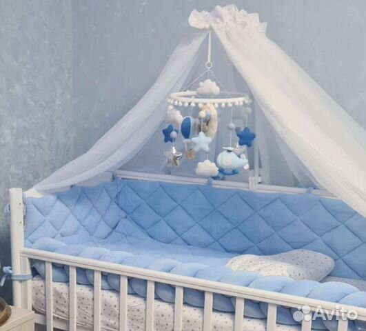 Набор в детскую кроватку 7 предметов