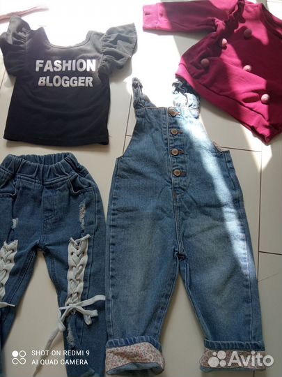 Детская одежда для девочек 74 92