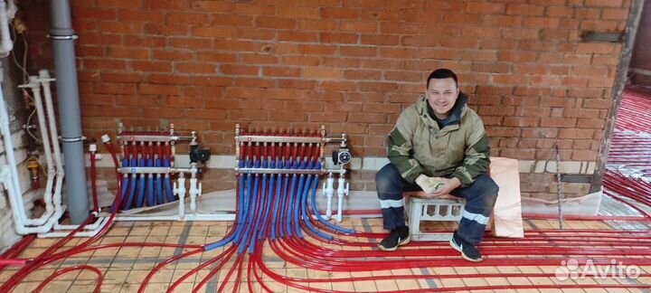 Монтаж отопления водоснабжения канализации