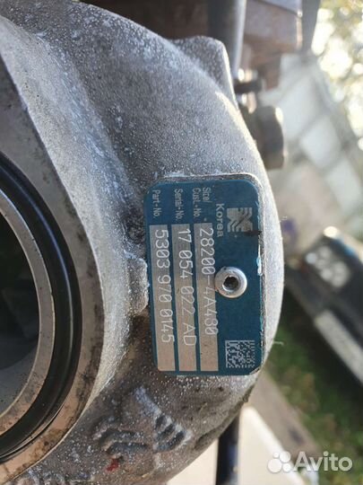 Турбина D4CB hyundai grand starex