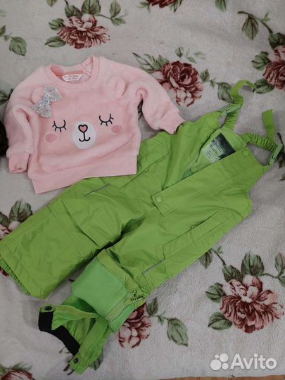 Кофточка и полукомбинезон