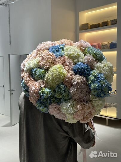 Букет из гортензий