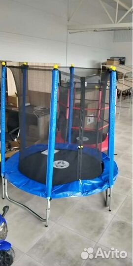 Детский батут с сеткой