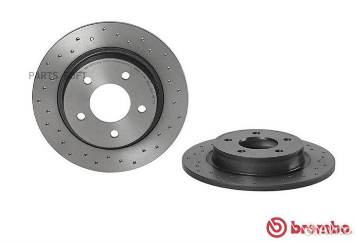 Brembo 08.9975.2X Диск торм. задн. вент. Xtra 280х