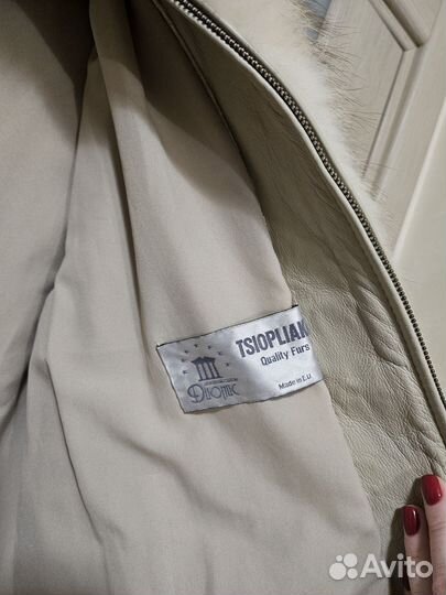 Шуба лиса полушубок