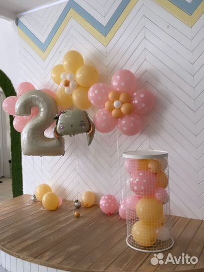 Воздушные шары,оформление фотозоны и др