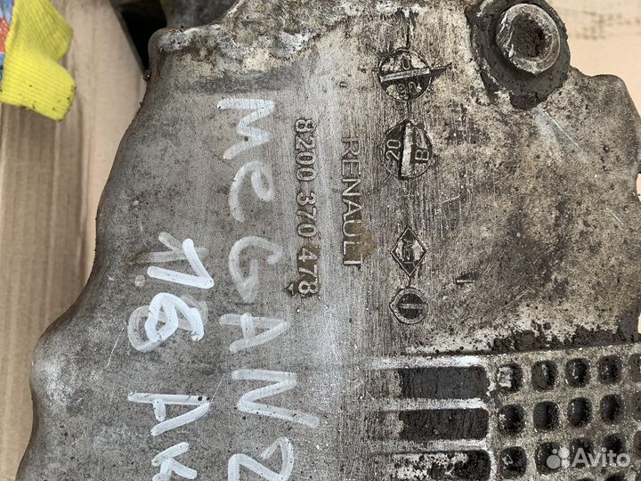 Поддон двигателя меган 2