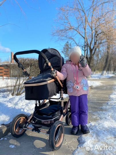 Детская коляска 2в1 Wisesonle трансформер