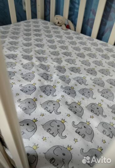 Простыни на резинке 120х60